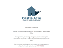 Tablet Screenshot of castle-acre.co.uk